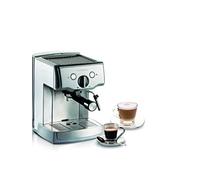 Ariete 1324 Metal Espresso Machine Coffee Maker, Powder or Pods, Hot Water Dispenser and Milk Frother for Barista Style Teas and Coffees, Without Grinder