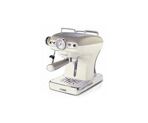 Ariete 1389/13 Retro Style Espresso Machine, Cream