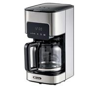 Ariete 1398 12 Cup Digital Filter Coffee Machine, 1.5 Litre Drip Coffee Maker with Keep Warm Hot Plate, 24 Hour Timer & Reusable Filter