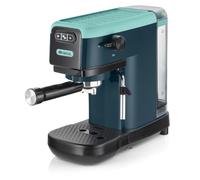 Ariete 1399 Light Aquamarine Espresso Machine, for Powder and ESE Pods, 1300 W, Capacity 1.1 L, 15 Bar Pressure, Filter 1, 2 Cups and ESE Pods, Cappuccino, Green
