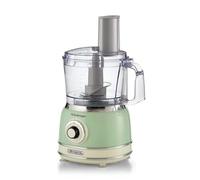 Ariete 1781 Vintage Food Processor 1000 W, Capacity 2.1 L, for Dough Preparation, Green