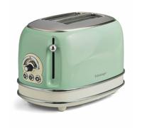 Ariete 2 Slice Toaster, Defrost & Reheat in Green Ariete Green