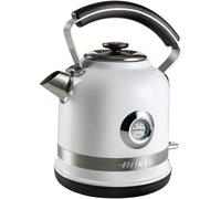 Ariete 2854W Moderna Cordless Electric Kettle, Stainless Steel Body, 1.7 Litre Capacity, White