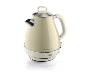 Ariete 2869/03 Vintage Retro Jug Kettle, 1.7 Litre Capacity, Beige