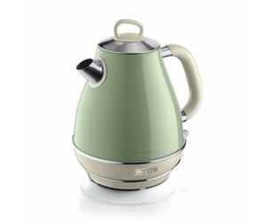 Ariete 2869/04 Vintage Retro Jug Kettle, 1.7 Litre Capacity, Green
