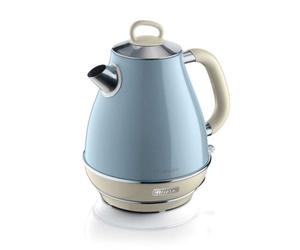 Ariete 2869/05 Vintage Retro Jug Kettle, 1.7 Litre Capacity, Blue