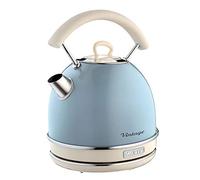 Ariete 2877/05 Vintage Retro Dome Kettle, 1.7 Litre Capacity, Blue