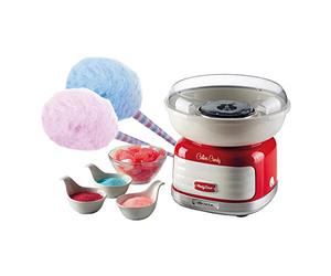 Ariete 2973 Retro Style Candy Floss Maker Machine, Suitable for Sugar or Candy, Easy, Plastic Cones & Measuring Spoon Included