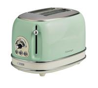 Ariete 30cm Green Vintage 2 Slice Toaster