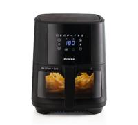 Ariete 4626 8-in-1 Air Fryer 6L - Digital Display, Transparent Basket, Adjustable temperature from 35C-200C - 1300 Watts