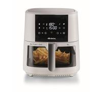 Ariete 4630 Air Fryer 9L, 1500 W, 9L Capacity, 3.5 kg Cooking Capacity, 8 Preset Programmes, Temperature up to 200°, Transparent Basket for Cooking Control, White