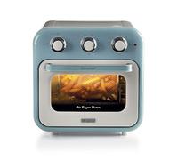 Ariete 4632 Vintage Air Fryer, 1400 W, 2 in 1, 16L Capacity, Accessories Included, 60 Minute Timer, Double Glass, Light Blue