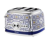 Ariete 561/2 4 Slice Toaster,Cool Touch Sides, Defrost, 6 Toasting Functions, Auto Eject, Crumb Drawer, Capri Design