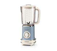 Ariete 568 05 Blender Vintage Blender-568, Timeless Design, Powerful Performance, Easy Controls, Compact and energy-efficient, in Blue, Energy Class A+]