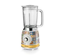Ariete 583 Positano Blender with 1.5 Litre Glass Cup, 4 Stainless Steel Blades, 4 Speeds + Pulse, 1000 Watts