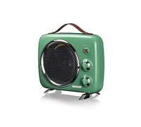 """Ariete 808 Vintage Fan Heater, Cold and Warm, Adjustable Thermostat, Easy Carry Handle, 2000 W, Green"""