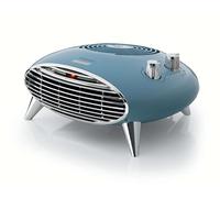 Ariete 8211 Table heater, electric heater, 2000W, thermostat, silent, grill and chrome legs, light blue