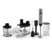 Ariete 898/1 4 Blades Multiprep 7in1 Hand Blender, 7 Functions, 1000W, 10 Speeds + Turbo, Capacity 2 L, Accessories Included, Silver