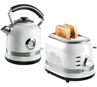 Ariete ARPK32 Moderna Cordless Kettle and 2 Slice Toaster Set, White