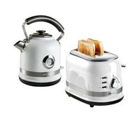 Ariete Arpk32 Moderna Kettle & Toaster Set, 1.7 Litre Kettle, 2 Slice Toaster, White
