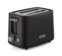 Ariete Breakfast Line 2 Slice Toaster, Dark Grey | 760W, 7 Browning Levels, Cold Touch