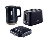 Ariete Breakfast Line, Kettle, Toaster & Sandwich Toaster Set, Grey
