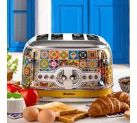 Ariete 4 SLICE POSITANO DESIGN TOASTER, Multi
