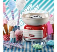 Ariete Retro Style Candy Floss Maker, Easy Clean, Measuring Spoon, 450W, Red in Light Red Ariete Light Red