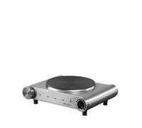 Ariete Single Cooking Plate, Stainless Steel, 1500W, 188mm, Temperature Control