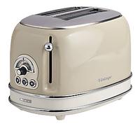 Ariete Toaster 2 Slices Stainless Steel Vintage 810W Beige