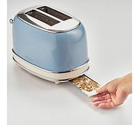 Ariete Toaster 2 Slices Stainless Steel Vintage 810W Blue