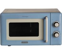 Ariete 800W 20L VINTAGE MECHANICAL MICROWAVE BLUE, Blue