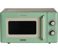 Ariete 800W 20L VINTAGE MECHANICAL MICROWAVE GREEN, Green