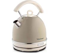 Ariete Vintage Dome Kettle Cream 1.7L 2000W Stainless Steel Fast Boil Retro