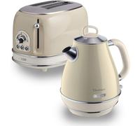 Ariete Vintage Retro Jug Kettle And Toaster Cream Set AR5513, AR6903