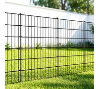 ARIFARO Decorative Metal Garden Fence, 81cm High x 3.5m Long, 5 Panels | No Digging Animal Barrier & Protection, Rustproof Fencing Panel Border for Yard, Patio, Path