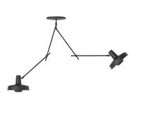 GRUPA Arigato wall light 2-bulb 70cm black
