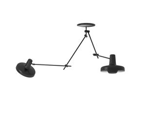 Arigato Double Ceiling Light Black