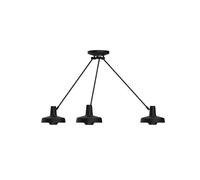 Arigato Triple Ceiling Light Palace Black