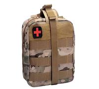 Arightmu First Aid Bag Empty Tactical Medical Pouch EMT Emergency Survival Kit Outdoor Travel Molle Rip-Away EMT for Medical Multipurpose Waist Pack Military Utility kit (Camo)