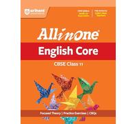 Arihant All in One English Core Class 11 for CBSE Exam 2026-27 | NCERT Based Complete Theory, Practice Exercises, CBQs, A-R, Sample Papers & Mind Maps