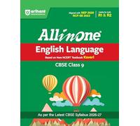 Arihant All in One English Language Class 9 for CBSE Exam 2026-27 | NCERT Based Complete Theory, Practice Exercises, CBQs, A-R, Sample Papers & Mind Maps