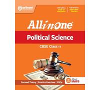 Arihant All in One Political Science Class 11 for CBSE Exam 2026-27: NCERT Based Complete Theory, Practice Exercises, CBQs, A-R, Sample Papers & Mind Maps