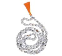 Arihant Gems and Jewels® Vaijayanti Jaap Mala | Original 108+1 Beads Natural & Authentic | Oval Shape Rosary of Victory | Reiki Energized by Grandmaster & Vastu Expert for Puja & Jaap