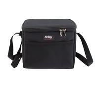 Arikky Lunch Bag Insulated,Soft Lunch Box,with Adjustable Strap,Cool Bag 6 cans,for Adults and Kids,Work,Picnic,School,5.5L Solid Black