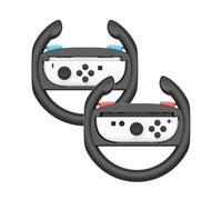 AriKroii 2 Pack Steering Wheels for Nintendo Switch 2 Joy C on Controller, Racing Wheels Compatible with Mario Kart World, Family Multiplayer Gaming Accessories