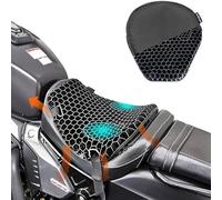 AriKroii Foldable Motorcycle Seat Cushion,Universal Motorcycle Gel Seat Pad, Using Innovative Shock-absorbing Protective Gel, Comfortable and Breathable, Suitable for Long-distance Travel