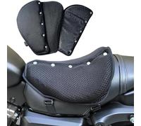 AriKroii Motorcycle Seat Cushion,3D-Honeycomb Structure,Double Opening Structure Sunscreen,5-layer Protection,Shock Absorption and Breathable,Moped Seat Suitable for Long Rides