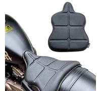 AriKroii Wear-Resistant Leather Motorcycle Seat Cushion, Shock Absorption and Pressure Reduction,Dust and Waterproof, Four-Layer Protection, Motorcycle Gel Seat Pad for Long Distance Travel