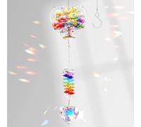 Arikyrist 25th Wedding Anniversary Crystal Hanging Marriage 25 Years Gifts | Silver Wedding Anniversary Presents for Women Wife Husband Parents Marriage 25 Years of Glass Rainbow Hanging Ornament